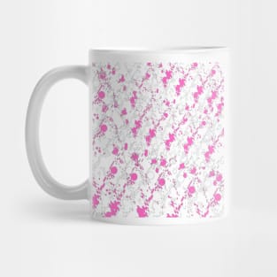 Pink and white Mug